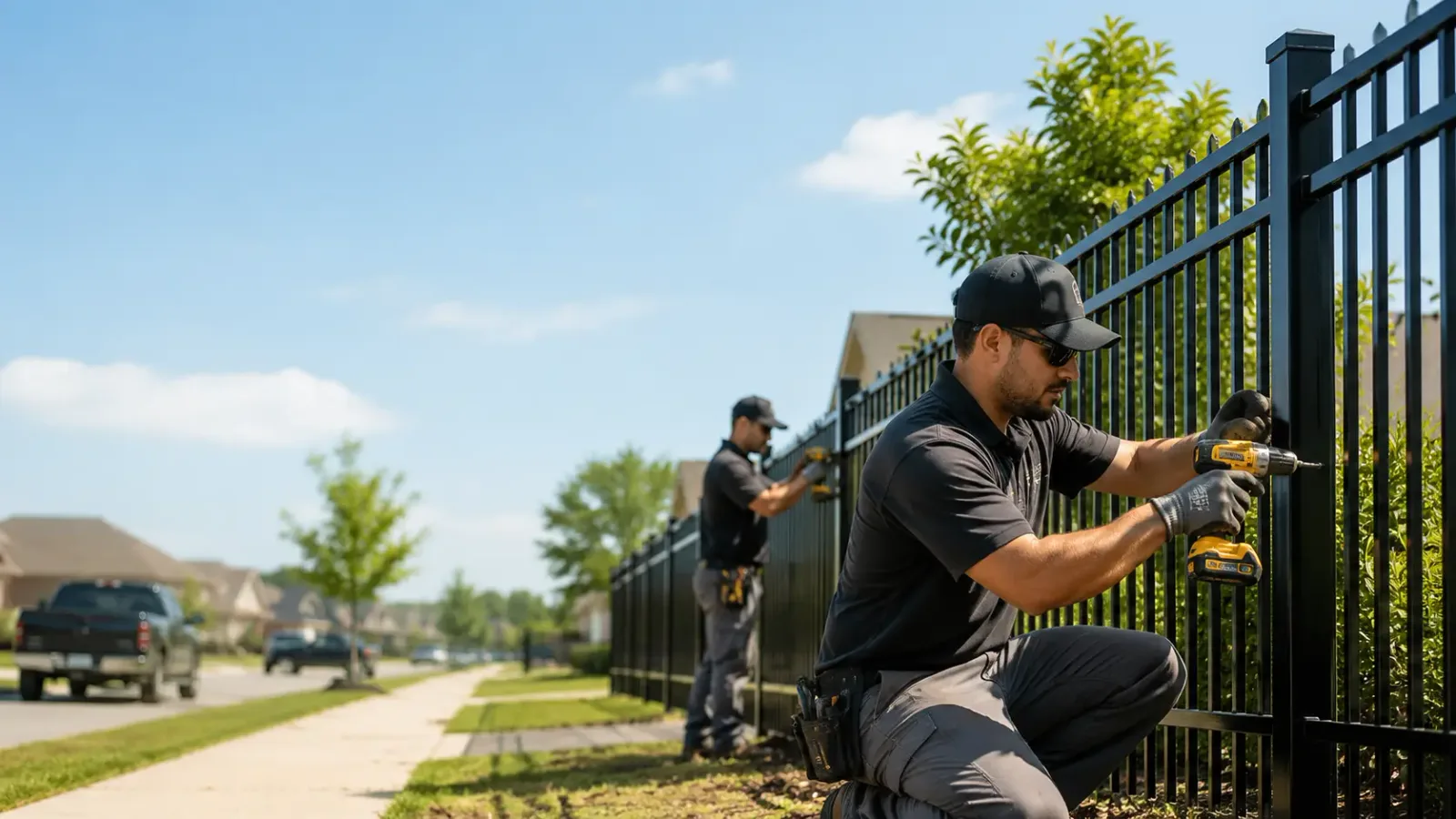 Metal Fence Installation in Hanover, MA